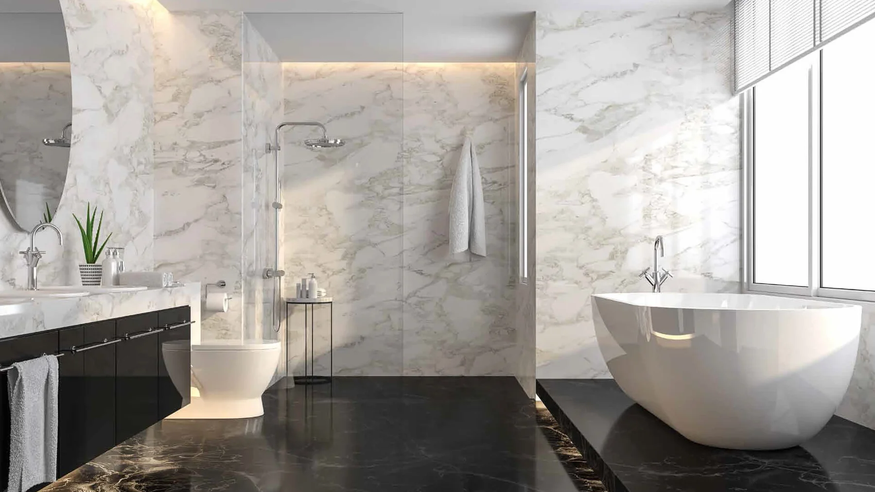 Marble tile and natural stone project: Natural stone interior